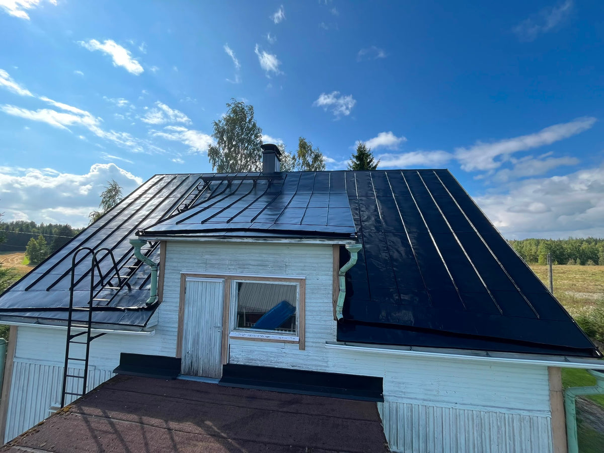 Talo maalauksen jälkeen